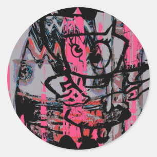 Graffiti grunge graphique sticker