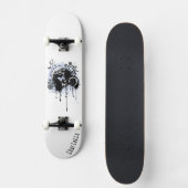 Graffiti grunge Skateboard avec nom pour ados (Recto)