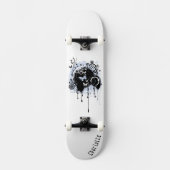 Graffiti grunge Skateboard avec nom pour ados (Recto)