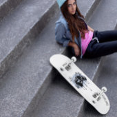 Graffiti grunge Skateboard avec nom pour ados