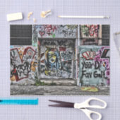 Graffiti Grunge Urban Street Wall Art Tissuepapier (Craft)