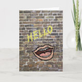 Graffiti-Hallo Kaart (Voorkant)