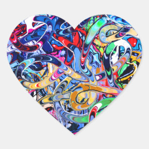 Graffiti Hart Sticker