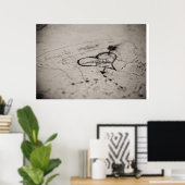 Graffiti Heart Poster (Thuiskantoor)