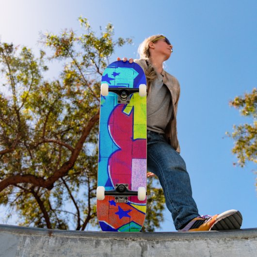 Graffiti Heart Skateboard (Buiten 1)