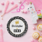 Graffiti Hip Hop Labels Black en Gold Rap Doodles Papieren Bordje (Feest)