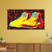 Graffiti Hoge Sneakers Nieuwe Kunst Olie Canvas Afdruk (Insitu (Woonkamer))
