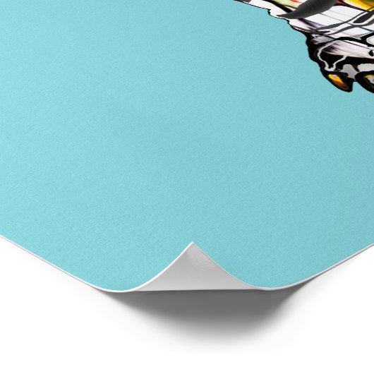 Graffiti-hond Poster (Hoek)