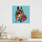 Graffiti-hond Poster (Keuken)