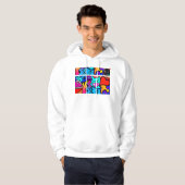 graffiti-hoodie hoodie (Voorkant volledig)