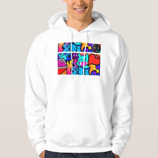 graffiti-hoodie hoodie (Voorkant)