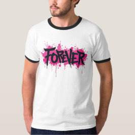 Graffiti Hot Pink "VOOR ALTIJD" T-shirt