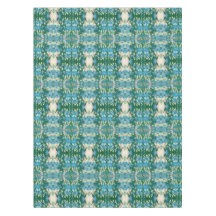 Graffiti Ikat | Blauw Aqua Green