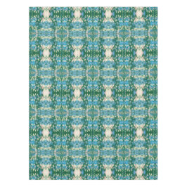 Graffiti Ikat | Blauw Aqua Green Tafelkleed