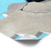 graffiti in berlijnse muur perfect poster (Hoek)