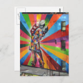 Graffiti in het Briefkaart van New York (Voorkant / Achterkant)