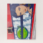 Graffiti in Montreal. Legpuzzel (Verticaal)