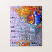 Graffiti in Montreal. Legpuzzel (Verticaal)