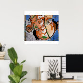 Graffiti in muziek poster (Thuiskantoor)
