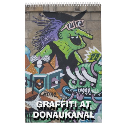Graffiti in Wenen Oostenrijk Kalender (Hoes)
