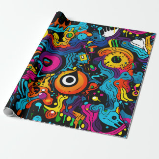 Graffiti-inpakpapier Cadeaupapier