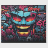Graffiti-inpakpapier Cadeaupapier (Vlak)