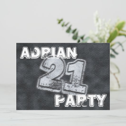 graffiti invitation (Debout devant)