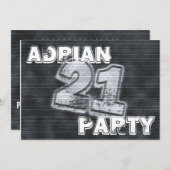 graffiti invitation (Devant / Derrière)