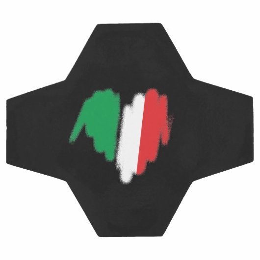 Graffiti italien pulvérisé Graphique de coeur (Plat)