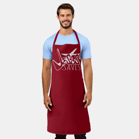 GRAFFITI JESUS SAVES CHRISTELIJK SCHORT (Gedragen)