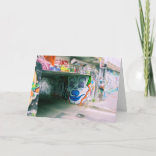 Graffiti - Joker - Milano, Italië Wenskaart Kaart