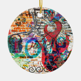 Graffiti Justice Keramisch Ornament