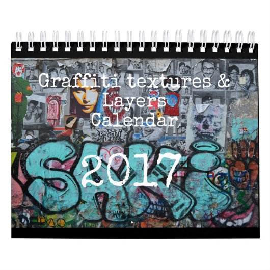 Graffiti-kalender 2017 kalender (Hoes)