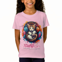 Graffiti Kat Vibe Kleding - Bruin Tabby