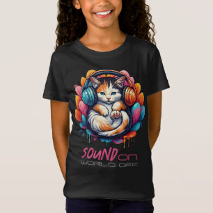 Graffiti Kat Vibe Kleding - Calico T-shirt