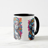 graffiti-keramiek mok (Voorkant rechts)