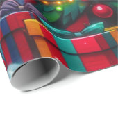 Graffiti Kerst Cadeaupapier (Rol Hoek)