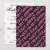 Graffiti Kijk naar Mode Meisje op 16 september Kaart (Voorkant / Achterkant)