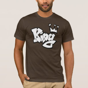 Graffiti King met Crown T-shirt