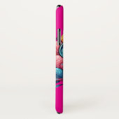 Graffiti Kitty Vibe Coque - Blanc (Dos/Droite)