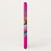 Graffiti Kitty Vibe Coque - Blanc (Dos/Gauche)