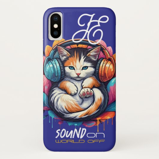 Graffiti Kitty Vibe Coque - Calico (Dos)