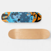 Graffiti-krabbels Skateboard (Horizontaal)