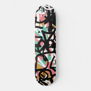 Graffiti-krabbels Skateboard