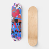 Graffiti krabbels skateboard (Voorkant)