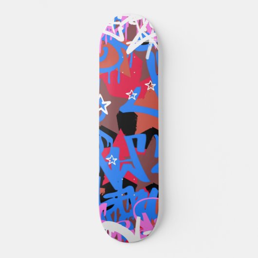 Graffiti krabbels skateboard (Voorkant)