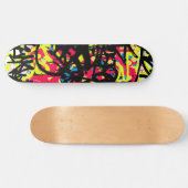 Graffiti-krabbels Skateboard (Horizontaal)