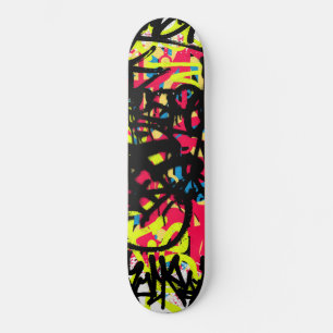 Graffiti-krabbels Skateboard