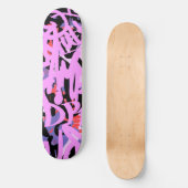 Graffiti-krabbels Skateboard (Voorkant)