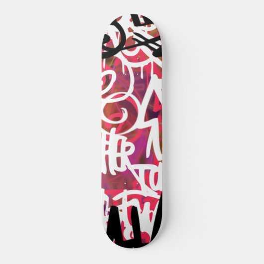 Graffiti-krabbels Skateboard (Voorkant)